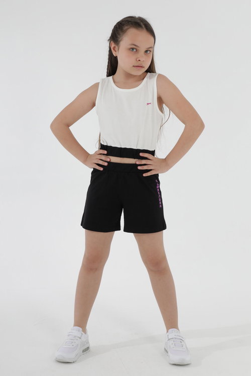 Slazenger DIODATO IN Kız Çocuk Beyaz Eşofman Takımı