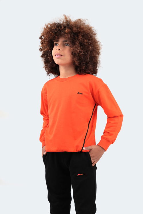 Slazenger DISEL Unisex Çocuk Eşofman Takım Turuncu