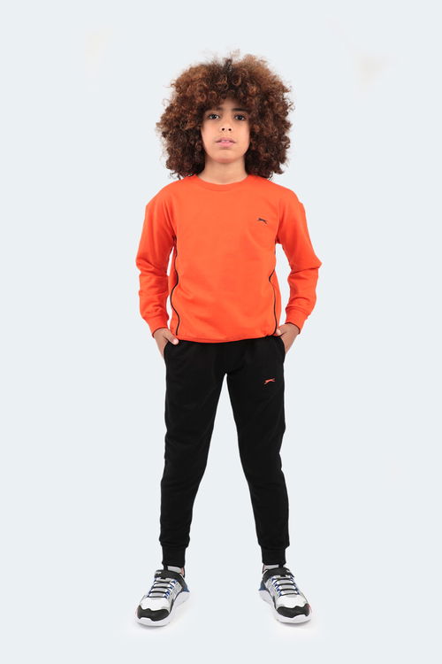 Slazenger DISEL Unisex Çocuk Eşofman Takım Turuncu