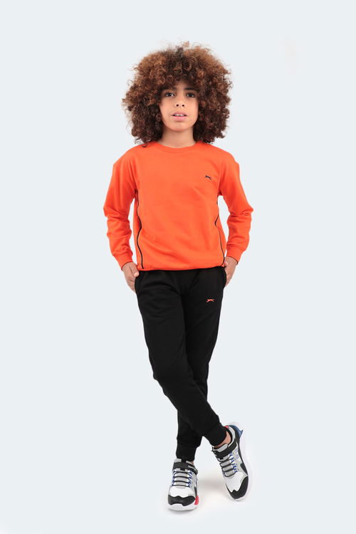 Slazenger DISEL Unisex Çocuk Eşofman Takım Turuncu