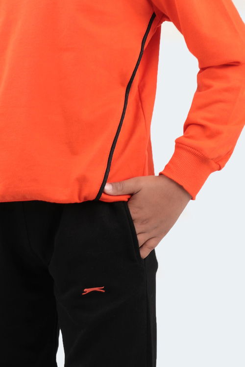 Slazenger DISEL Unisex Çocuk Eşofman Takım Turuncu