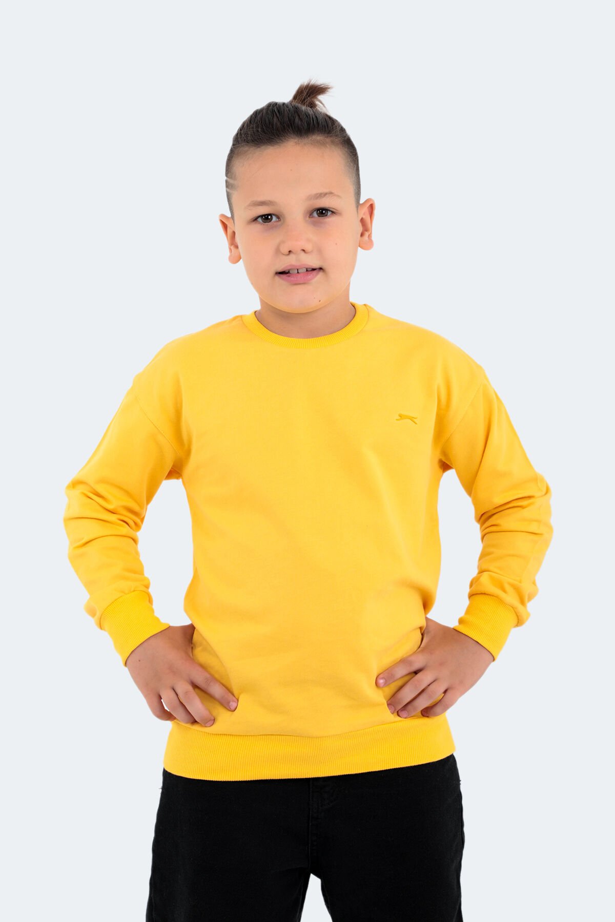 DNA Unisex Çocuk Sweatshirt Sarı - Thumbnail