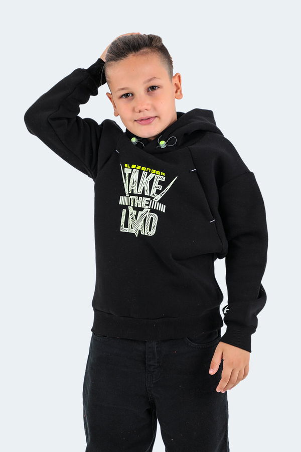 DO IN Unisex Çocuk Sweatshirt Siyah