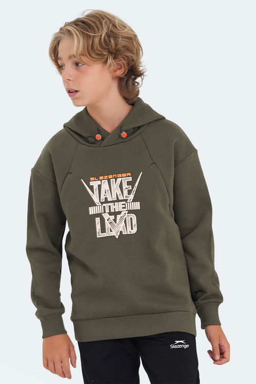 DO Unisex Çocuk Sweatshirt Haki