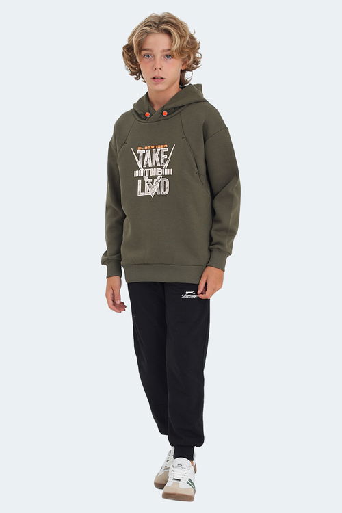 DO Unisex Çocuk Sweatshirt Haki