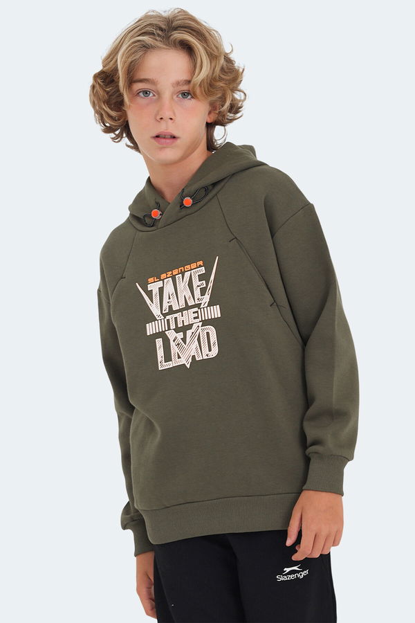 DO IN Unisex Çocuk Sweatshirt Haki