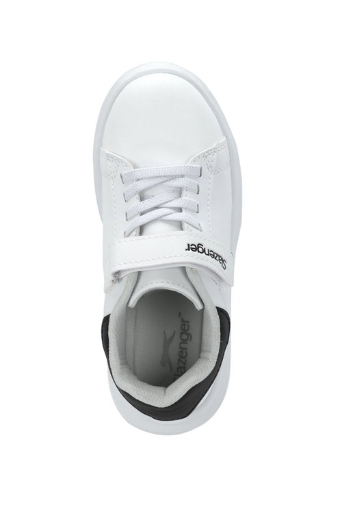 Slazenger DOBBY Unisex Çocuk Cırtlı Beyaz / Siyah Günlük Spor Ayakkabısı