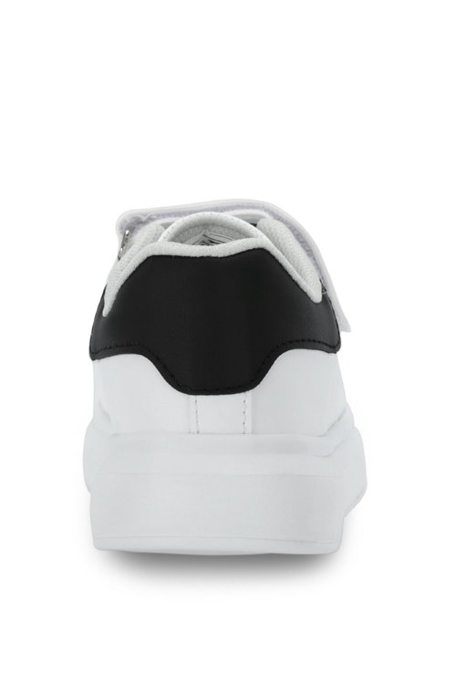 Slazenger DOBBY Unisex Çocuk Cırtlı Beyaz / Siyah Günlük Spor Ayakkabısı