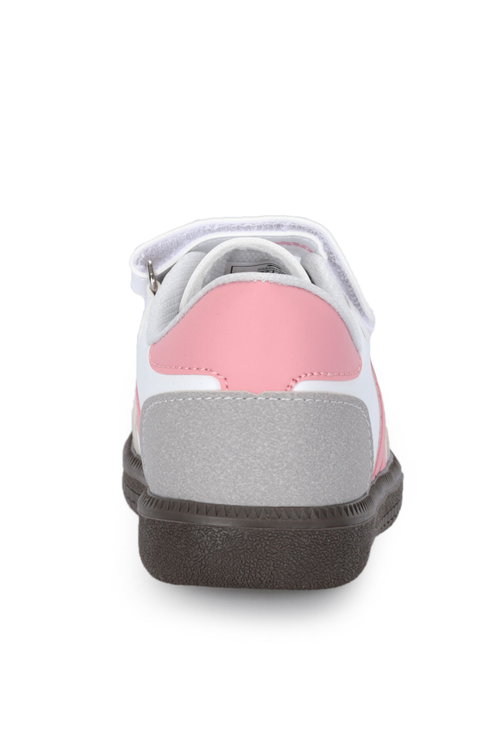 Slazenger DOLPHIN I Kız Çocuk Cırt Cırtlı Beyaz / Pembe Günlük Spor Ayakkabısı