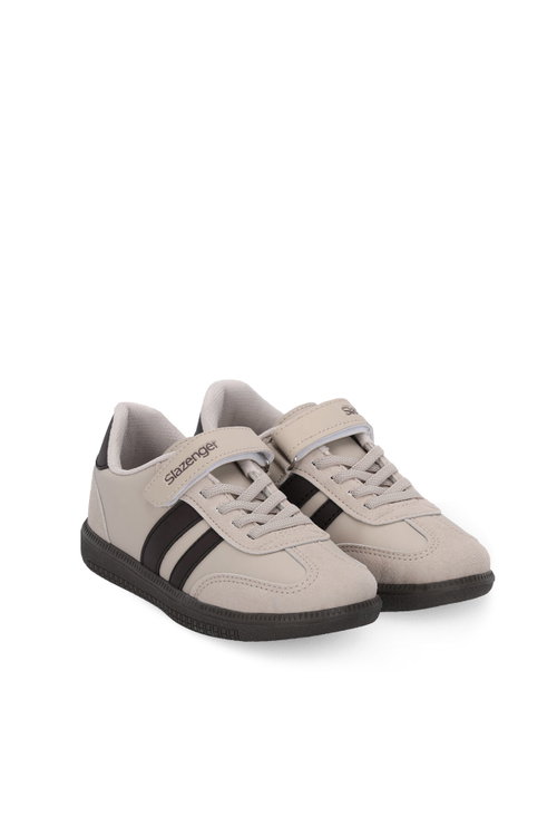 Slazenger DOLPHIN I Unisex Çocuk Cırt Cırtlı Bej / Kahve Günlük Spor Ayakkabısı