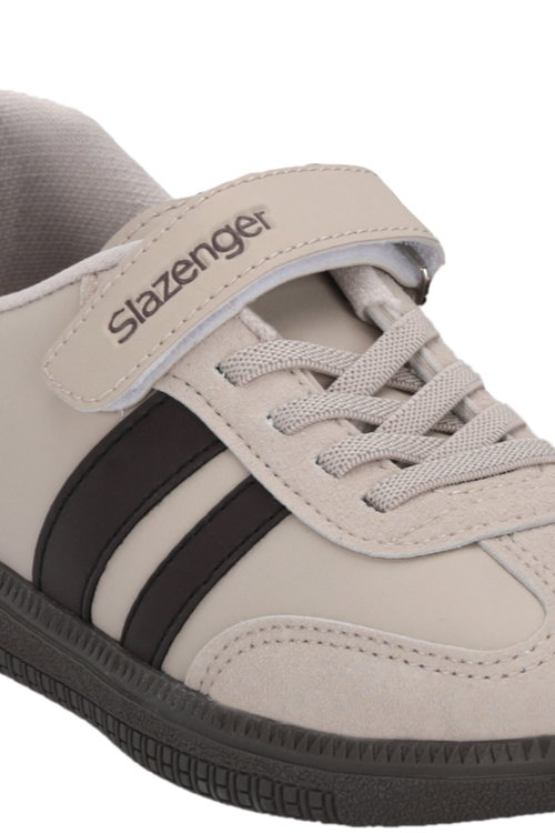 Slazenger DOLPHIN I Unisex Çocuk Cırt Cırtlı Bej / Kahve Günlük Spor Ayakkabısı