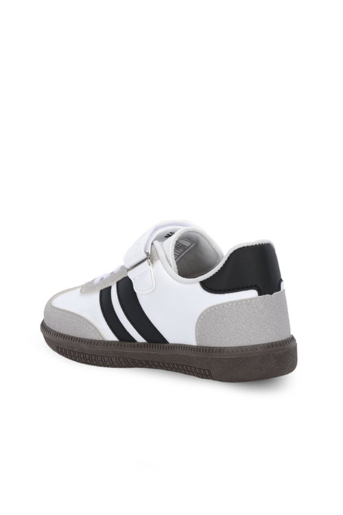 Slazenger DOLPHIN I Unisex Çocuk Cırt Cırtlı Beyaz / Siyah Günlük Spor Ayakkabısı