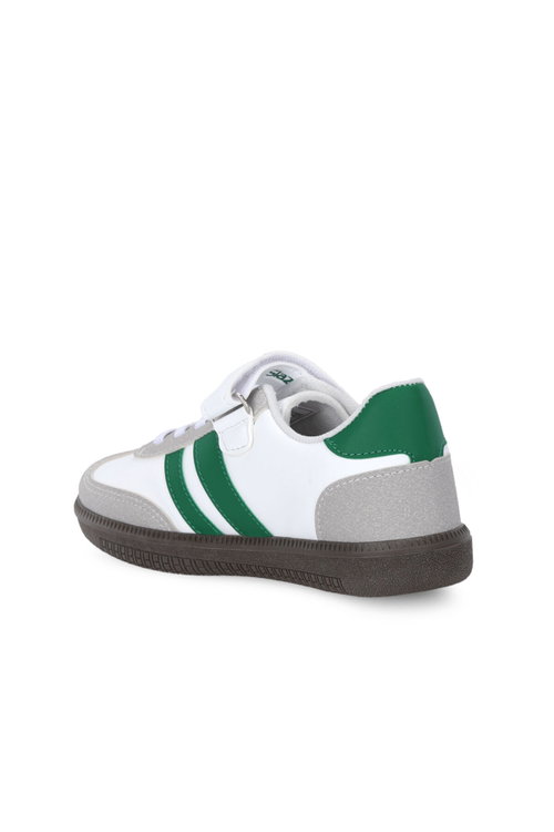 Slazenger DOLPHIN I Unisex Çocuk Cırt Cırtlı Beyaz / Yeşil Günlük Spor Ayakkabısı