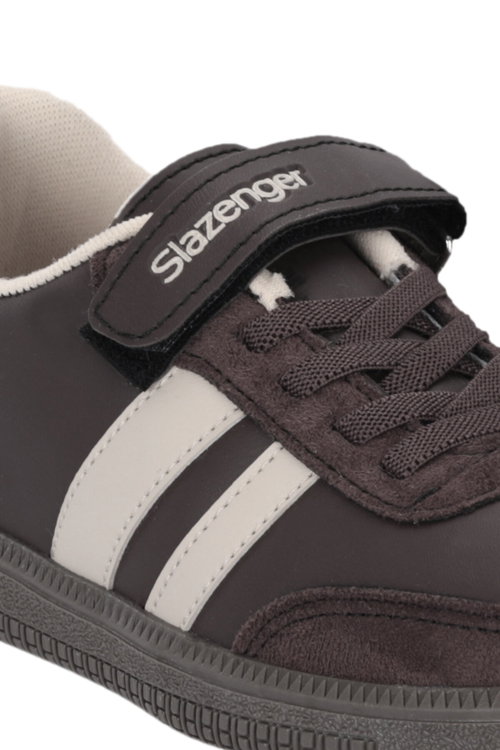 Slazenger DOLPHIN I Unisex Çocuk Cırt Cırtlı Kahve / Bej Günlük Spor Ayakkabısı