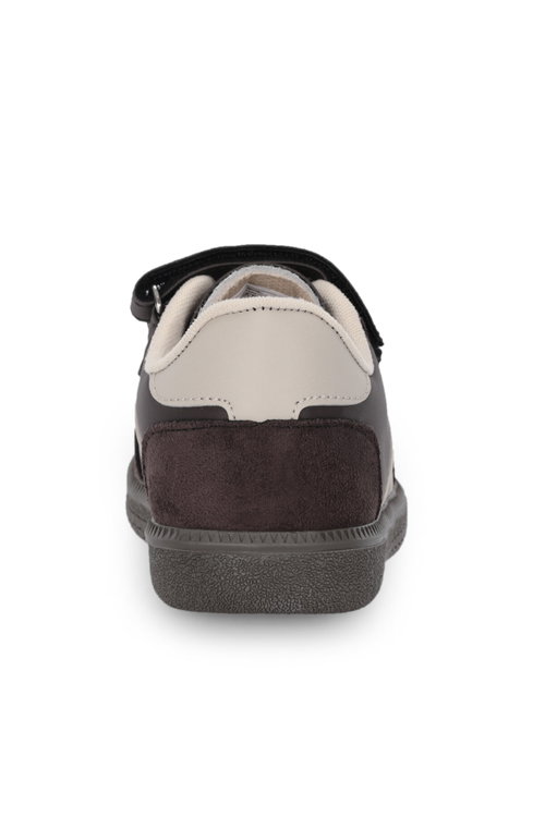 Slazenger DOLPHIN I Unisex Çocuk Cırt Cırtlı Kahve / Bej Günlük Spor Ayakkabısı