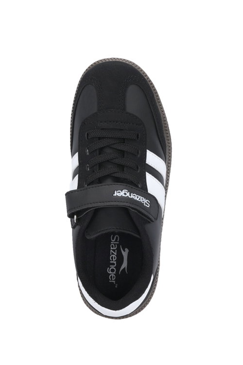 Slazenger DOLPHIN I Unisex Çocuk Cırt Cırtlı Siyah / Beyaz Günlük Spor Ayakkabısı