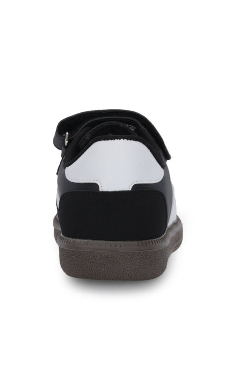 Slazenger DOLPHIN I Unisex Çocuk Cırt Cırtlı Siyah / Beyaz Günlük Spor Ayakkabısı