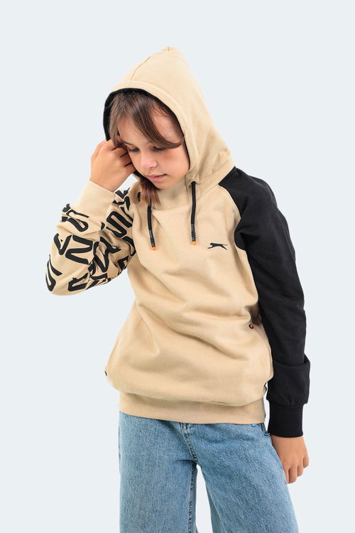 DRAVEN Unisex Çocuk Sweatshirt Bej