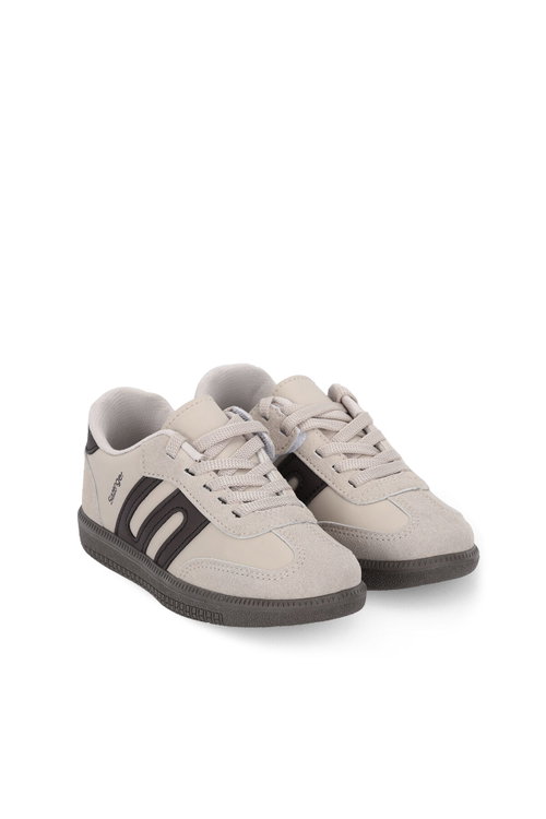 Slazenger DREAM I Unisex Çocuk Cırt Cırtlı Bej / Kahve Günlük Spor Ayakkabısı