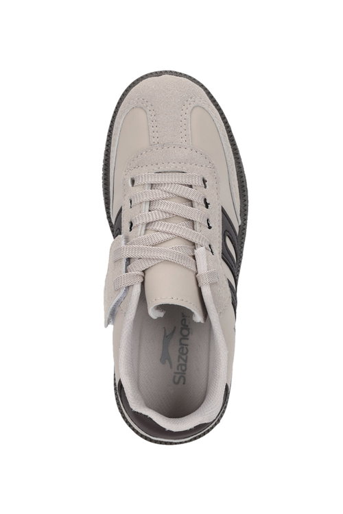 Slazenger DREAM I Unisex Çocuk Cırt Cırtlı Bej / Kahve Günlük Spor Ayakkabısı