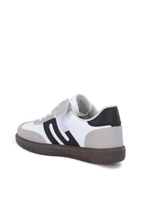 Slazenger DREAM I Unisex Çocuk Cırt Cırtlı Beyaz / Siyah Günlük Spor Ayakkabısı