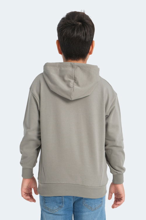 Slazenger DROR Unisex Çocuk Sweatshirt Haki