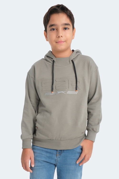 Slazenger DROR Unisex Çocuk Sweatshirt Haki