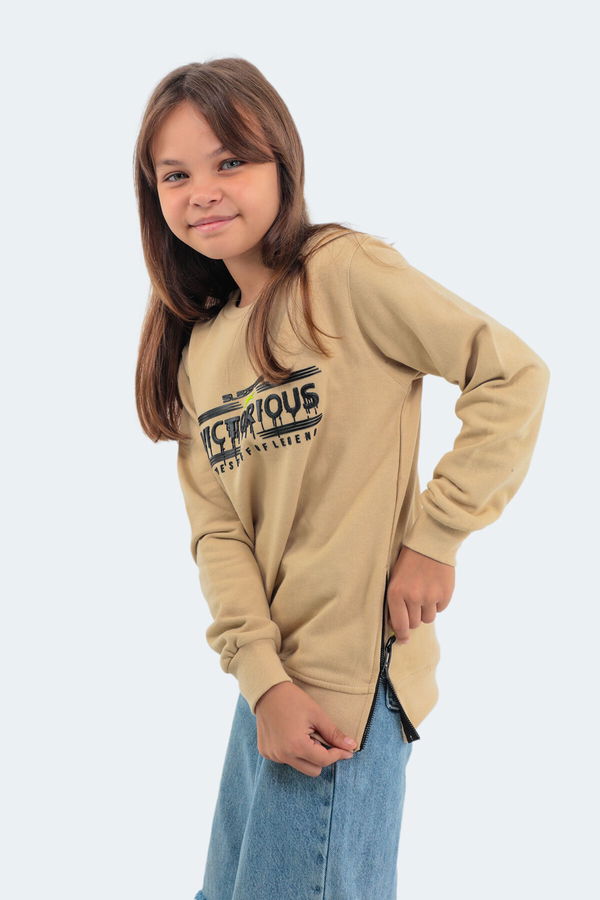 DUNA IN Unisex Çocuk Sweatshirt Bej