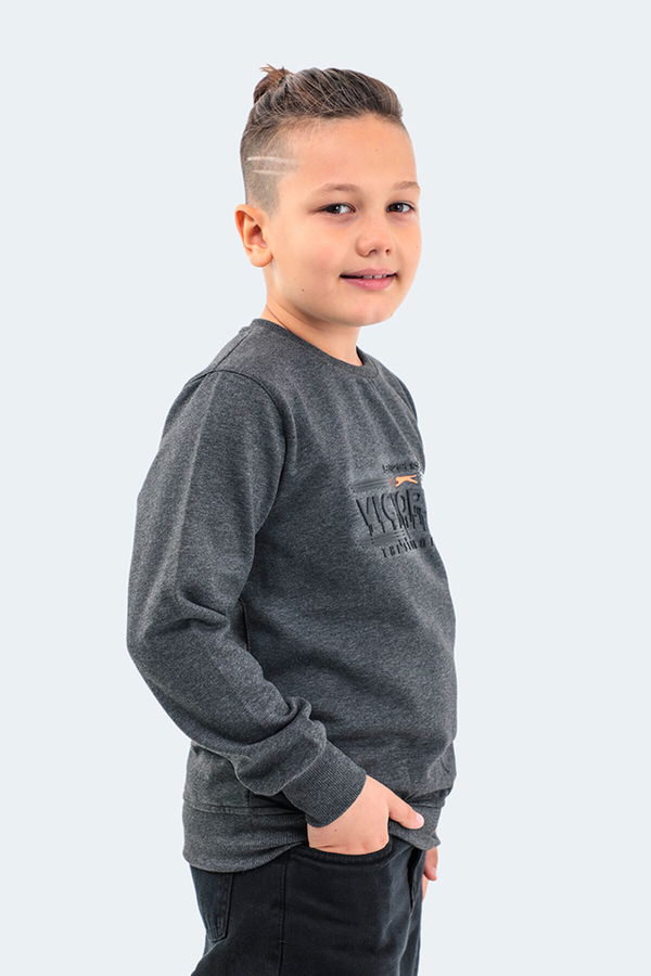 DUNA IN Unisex Çocuk Sweatshirt Koyu Gri