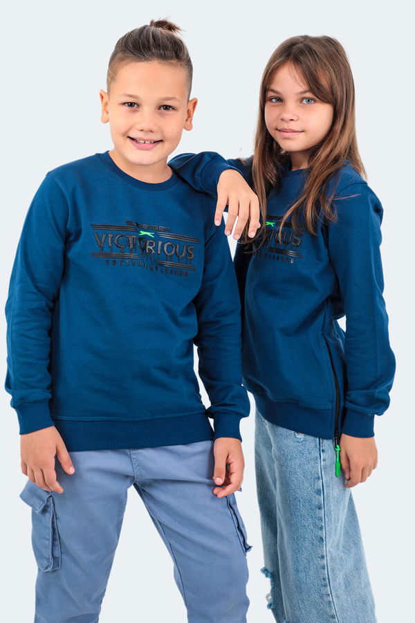 DUNA IN Unisex Çocuk Sweatshirt Lacivert