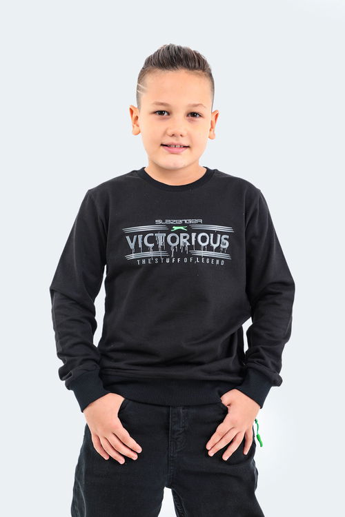 DUNA IN Unisex Çocuk Sweatshirt Siyah