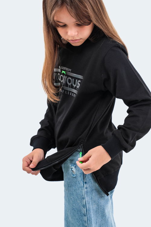 DUNA IN Unisex Çocuk Sweatshirt Siyah