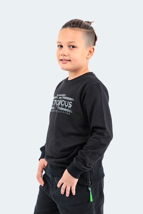 DUNA IN Unisex Çocuk Sweatshirt Siyah