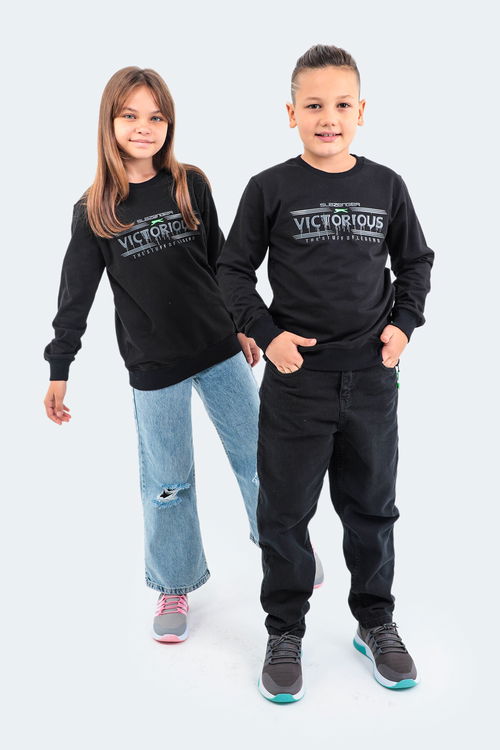 DUNA IN Unisex Çocuk Sweatshirt Siyah