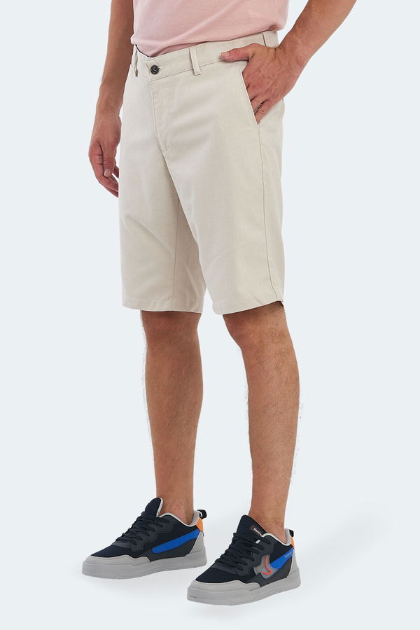 Slazenger EASILY Erkek Şort Siyah -Taş Gri