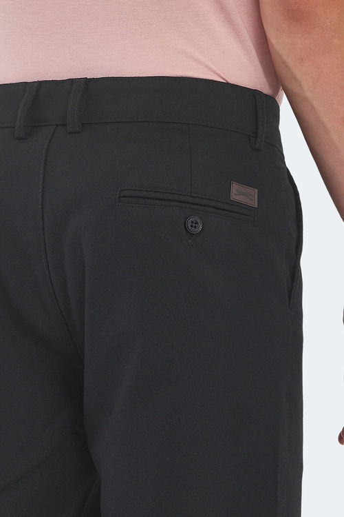 Slazenger EASILY 2li Set Erkek Şort Siyah -Taş Gri