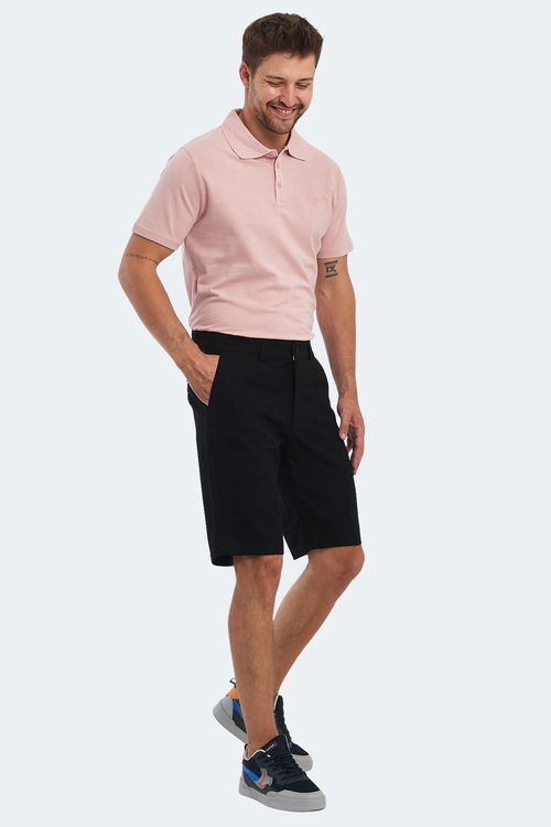 Slazenger EASILY 2li Set Erkek Şort Siyah -Taş Gri
