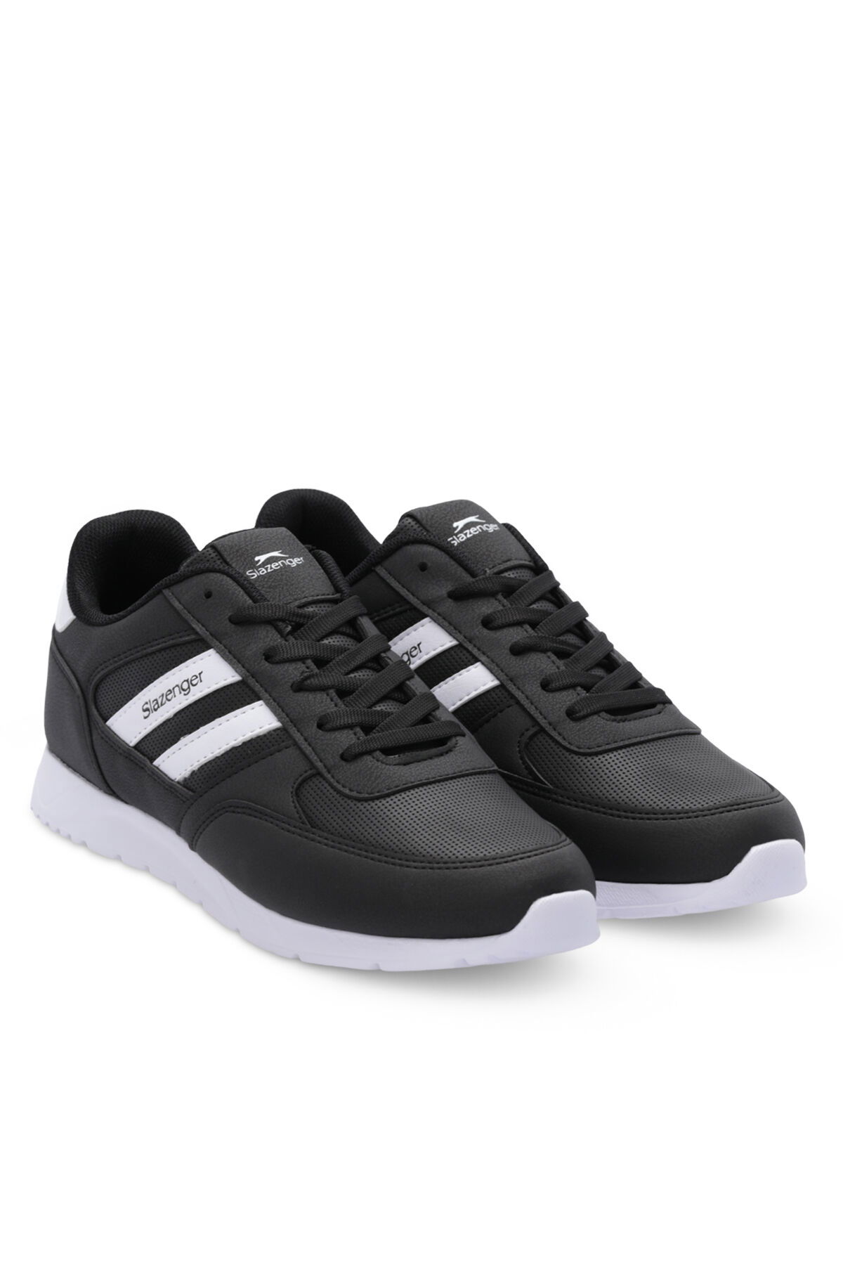 Slazenger EASTERN I Erkek Siyah / Beyaz Günlük Spor Ayakkabısı - Thumbnail