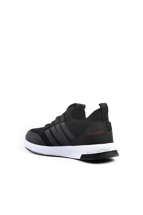 Slazenger EBBA I Sneaker Erkek Çocuk Ayakkabı Siyah / Kırmızı