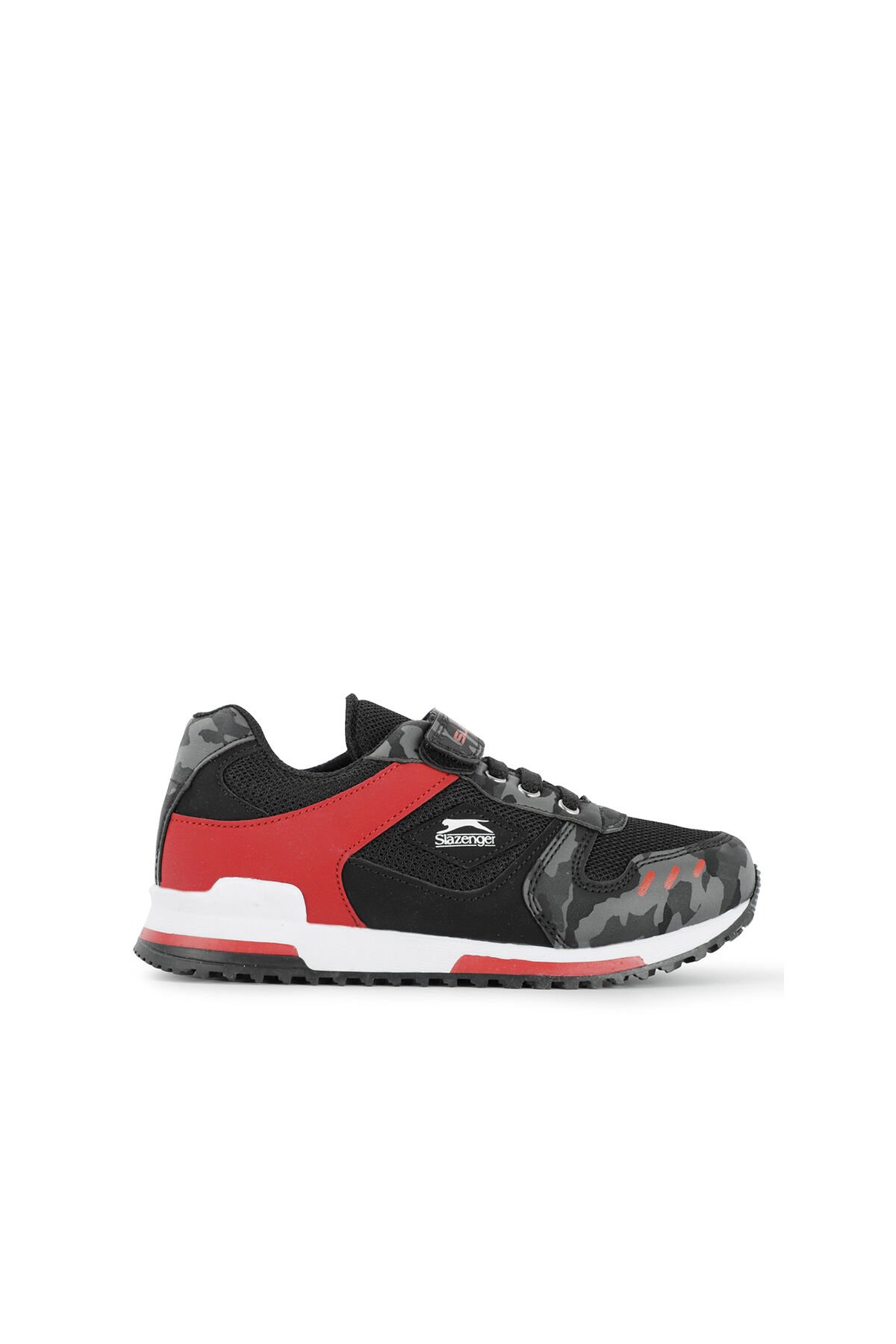 Slazenger EDMOND KTN Sneaker Erkek Çocuk Ayakkabı Siyah Kamuflaj - Thumbnail