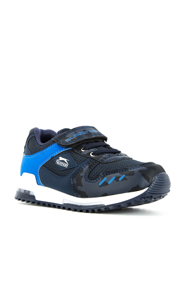 Slazenger EDMOND KTN Erkek Çocuk Cırt Cırtlı Lacivert Kamuflaj Sneaker