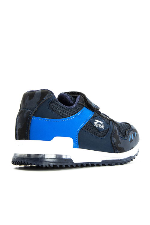 Slazenger EDMOND KTN Erkek Çocuk Cırt Cırtlı Lacivert Kamuflaj Sneaker