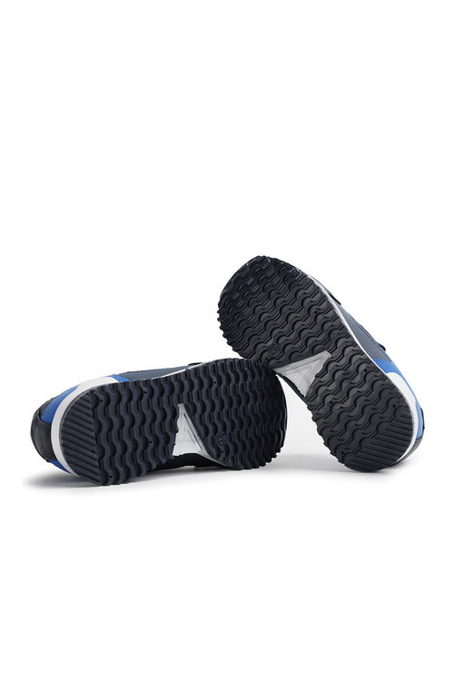 Slazenger EDMOND KTN Erkek Çocuk Cırt Cırtlı Lacivert Kamuflaj Sneaker