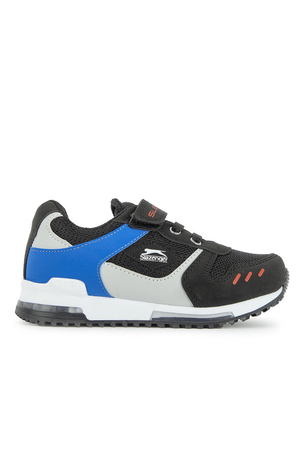 Slazenger EDMOND KTN Erkek Çocuk Cırt Cırtlı Siyah Sneaker