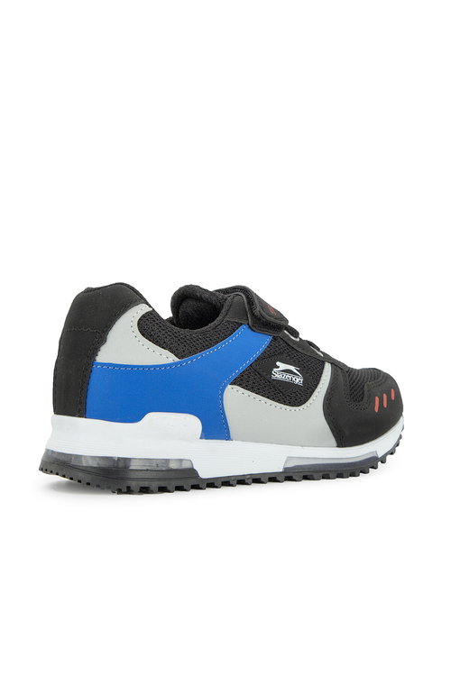 Slazenger EDMOND KTN Erkek Çocuk Cırt Cırtlı Siyah Sneaker