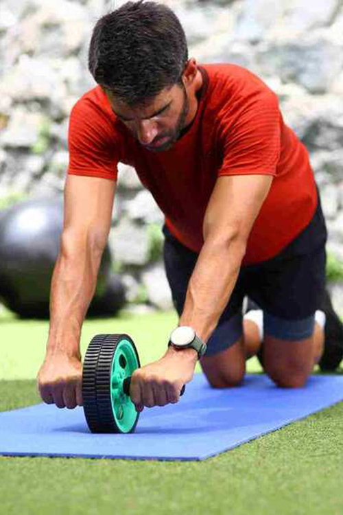 Slazenger Egzersiz Tekerleği (Çift Disk) Unisex STD Pilates Aksesuarları