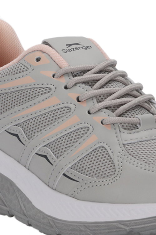Slazenger EMEKA Kadın Gri / Pembe Koşu & Yürüyüş Spor Ayakkabısı