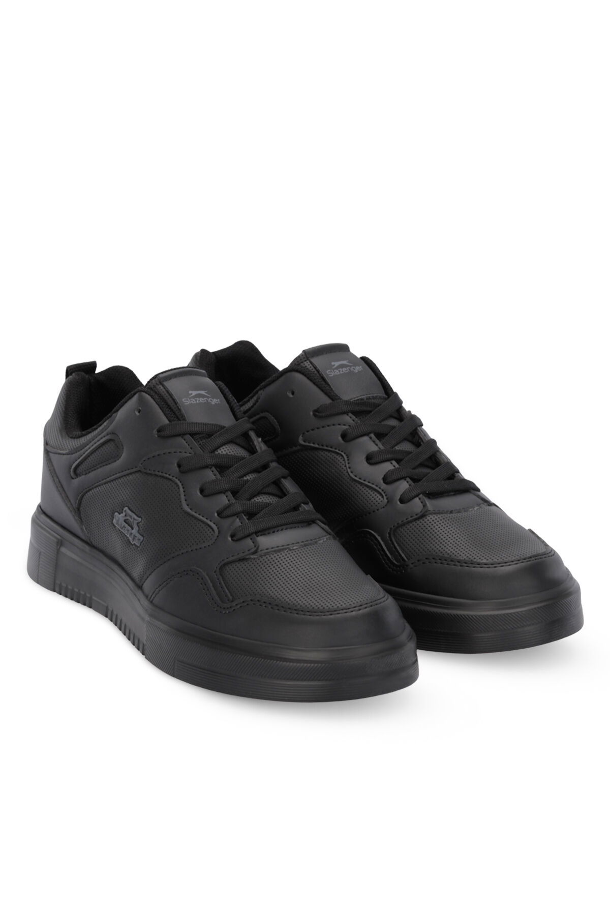 Slazenger ENERGY Erkek Siyah / Siyah Günlük Spor Ayakkabısı - Thumbnail