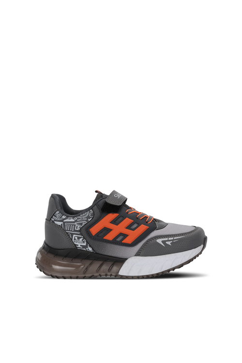 Slazenger ENZO F Erkek Çocuk Füme / Turuncu Günlük Spor Ayakkabısı