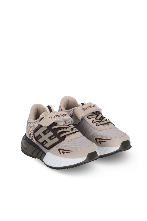 Slazenger ENZO F Unisex Çocuk Bej / Kahve Günlük Spor Ayakkabısı